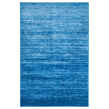 Safavieh Adirondack Collection ADR113 Rug, Light Blue/Dark Blue, 6'x9'