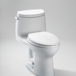 Toto UltraMax II Elongated Toilet 1.28 GPF With SanaGloss ADA MS604114CEFG - Toilets