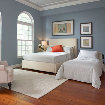 Castro Convertible Ottoman open with linens.