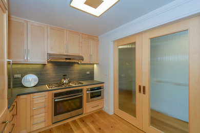 Kitchen - modern kitchen idea in New York