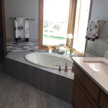 Gray Master Bath Suite