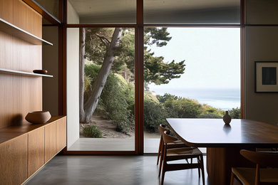Inspiration for a 1960s dining room remodel in Los Angeles