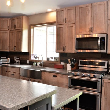 North Judson IN. Haas Signature Collection, Modern Rustic Inspired Kitchen