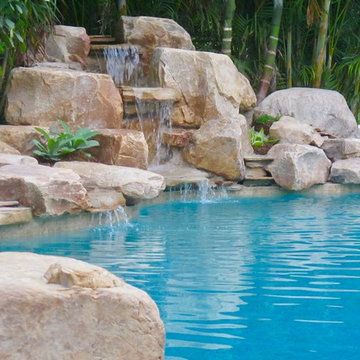 Small Pool Waterfall North Carolina Rock