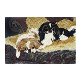 Mosaic Art, Two Dogs, 20"x31"