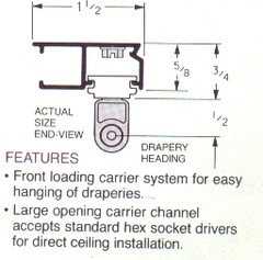 Flexible Ceiling Curtain Track Plastic Curtain Rail Bendable Track Ceiling  Mount