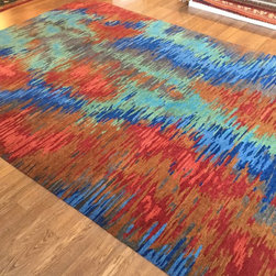 Vibrant and Abstract - Area Rugs