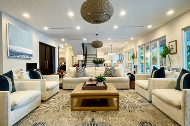 Inspiration for a living room remodel in Miami