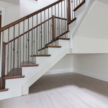 Project #44 | Contemporary Staircase with Skylit Stairwell