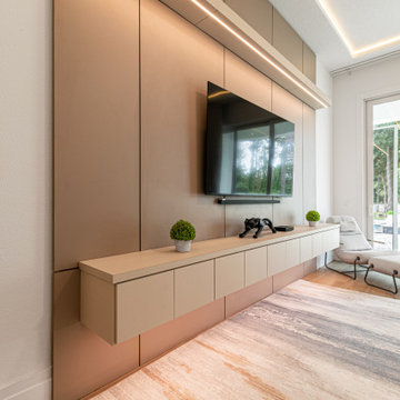 Minimalist Bedroom Entertainment Center Wall Unit
