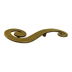 SOL MUSIC NOTE HANDLE. ANTIQUE BRONZE - Cabinet And Drawer Handle Pulls