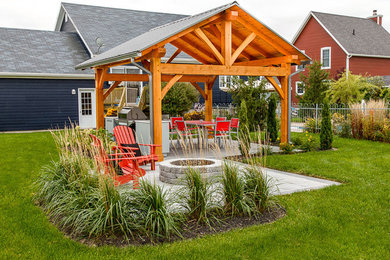Photo of a landscaping in Montreal.