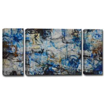 White Water by Norman Wyatt Jr. 3-Piece Wrapped Canvas Art Set