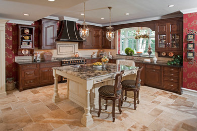 Elegant kitchen photo in Philadelphia