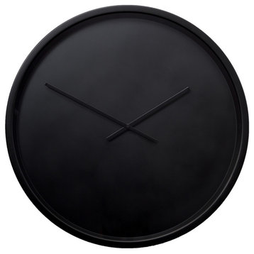 Black Round Wall Clock, Zuiver Time Bandit