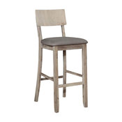 Bar Stool in Gray Wash