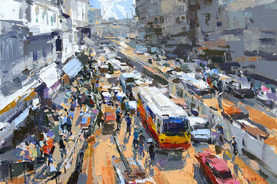 Original painting by Pham Hoang Minh - Oil on canvas : 150cm x 120cm