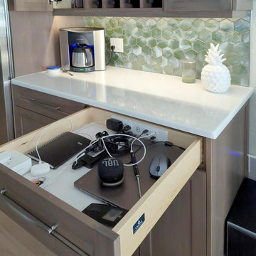 Kitchen In-Drawer Charging Outlets