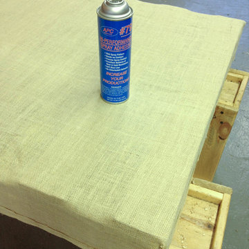 Upholstered Pallet Ottoman