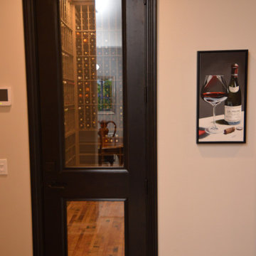 Dual-Paned Glass Door for Residential Wine cellars