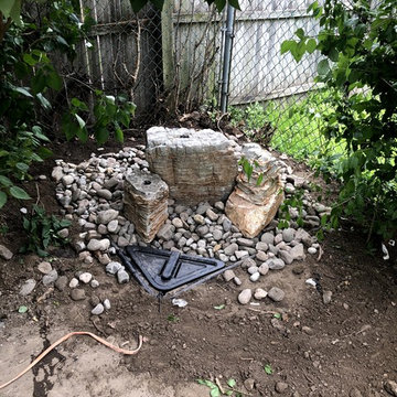 Triple Pagoda Stone Fountain