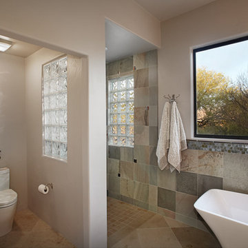 Nature inspired bathroom