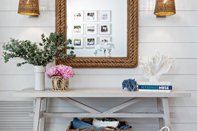 Beach style entryway photo in Other
