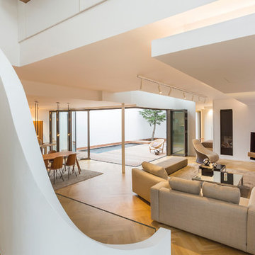 ESCALIERS 1/4 TOURNANT EN BETON DE SCAL'IN FRANCE