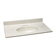 31"x19" White on White Top