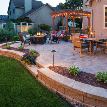 Hosta Patio Border | Comfort in a Cozy Backyard