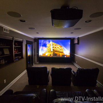 Screen innovations motorized projector screen