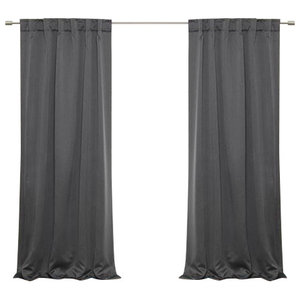 Pleat Woven Back Tab Curtains Contemporary Curtains By Amalgamated Textiles Usa Houzz