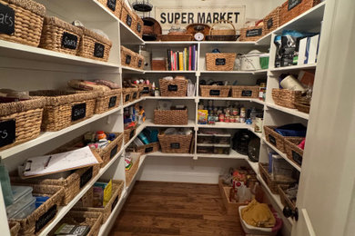 Inspiration for a transitional closet remodel in Nashville