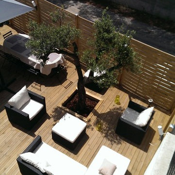 création d’une terrasse en platelage bois