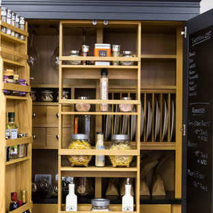 Dark Grey Copper Shaker Kitchen
