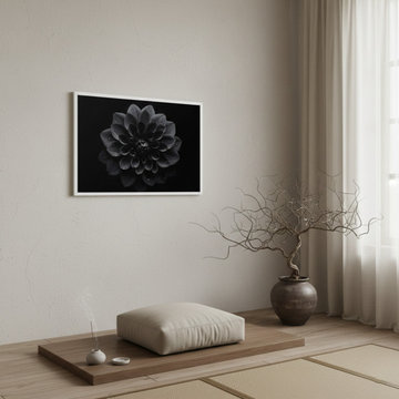 Black Beauty Wabi-Sabi Style Wall Art Prints