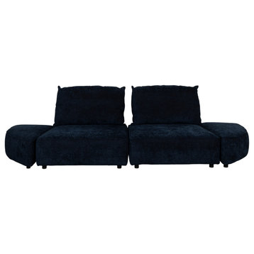 Modern 3-Seater Sofa | Zuiver Hunter, Dark Blue