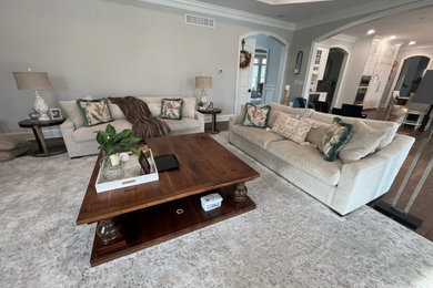 Family room - transitional family room idea in Baltimore