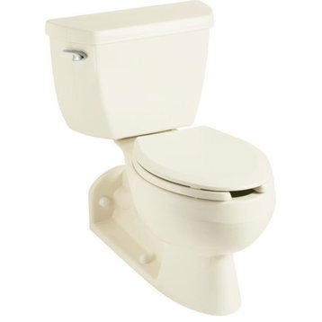Kohler K-4327 Barrington Pressure Lite Elongated Toilet Bowl Only - White