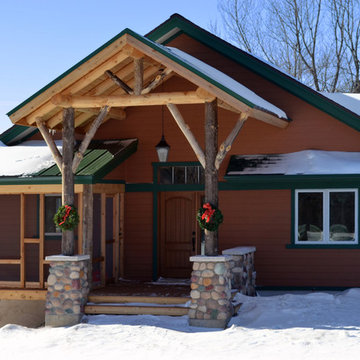 Front Entry & Screen Porch