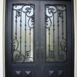 Forge Iron Designs Wrought Iron Doors - Front Doors