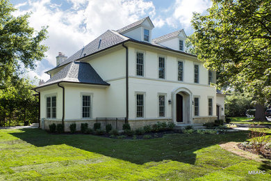 Inspiration for a timeless exterior home remodel in Chicago