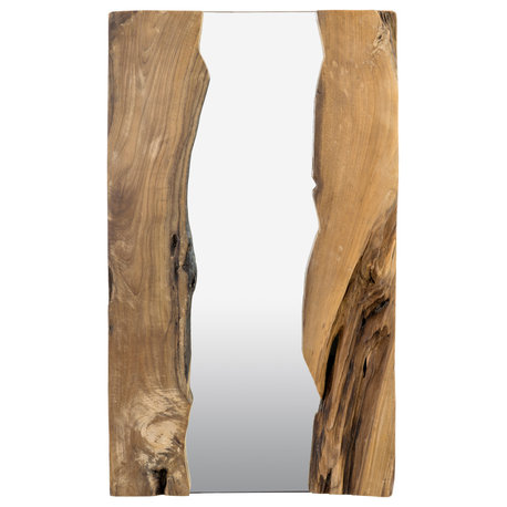 East at Main Luisa Live Edge Teak Mirror