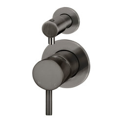 MEIR SHADOW ROUND DIVERTER MIXER SKU: MW07TS-PVDGM - Bathroom Taps and Shower Heads