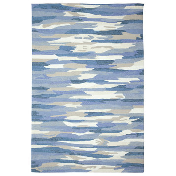 Capri Cloud Indoor/Outdoor Rug, Soft Blue, 2'x8'