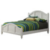 Home Styles Bermuda Bed in Brushed White Finish-Queen