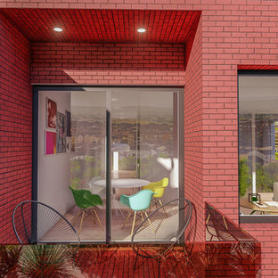 他の地域のコンテンポラリースタイルのおしゃれなデッキの写真