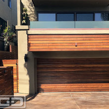 Luxury Ipe Garage Doors Gates In A Modern Architectural Design