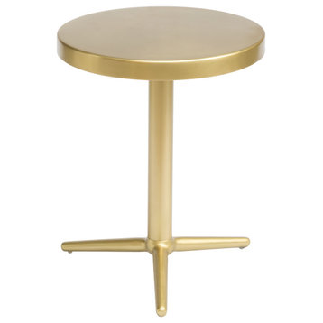 Derby Accent Table, Brass