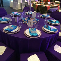 Purple Honeycomb Charger Plate - Charger Plates
